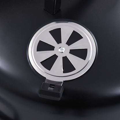 3-in-1 Charcoal Smoker BBQ Grill 40x80 cm - OLBRIT