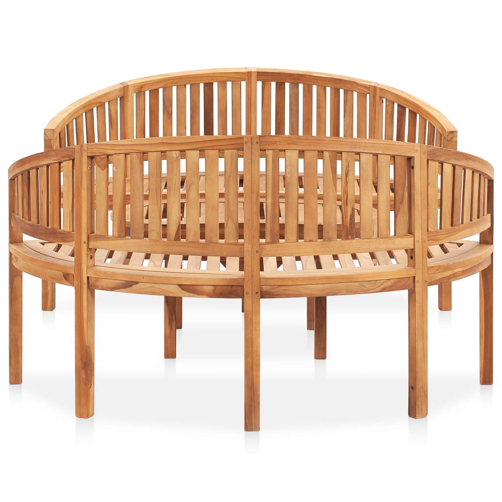 3 Piece Banana Garden Lounge Set Solid Teak Wood - OLBRIT