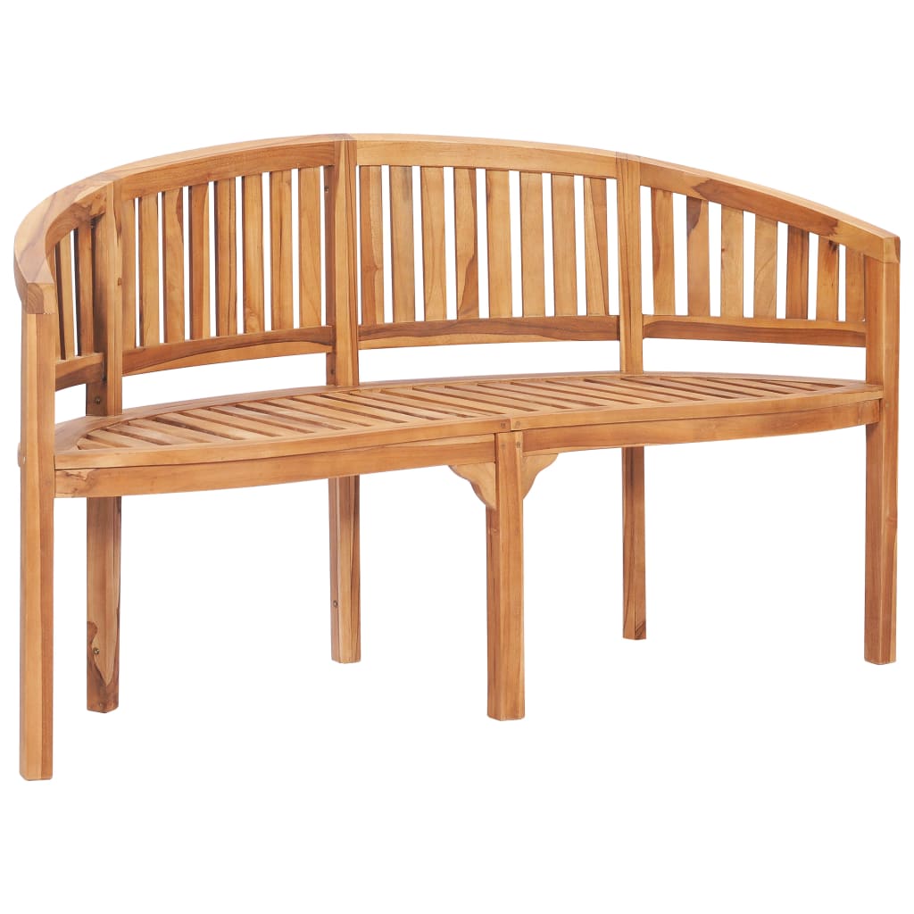 3 Piece Banana Garden Lounge Set Solid Teak Wood - OLBRIT