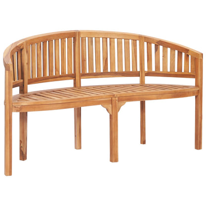 3 Piece Banana Garden Lounge Set Solid Teak Wood - OLBRIT