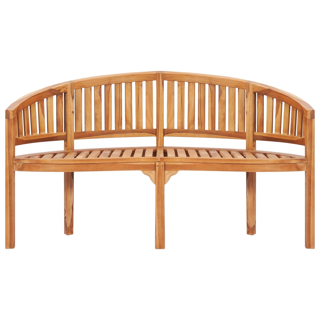 3 Piece Banana Garden Lounge Set Solid Teak Wood - OLBRIT