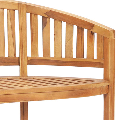 3 Piece Banana Garden Lounge Set Solid Teak Wood - OLBRIT