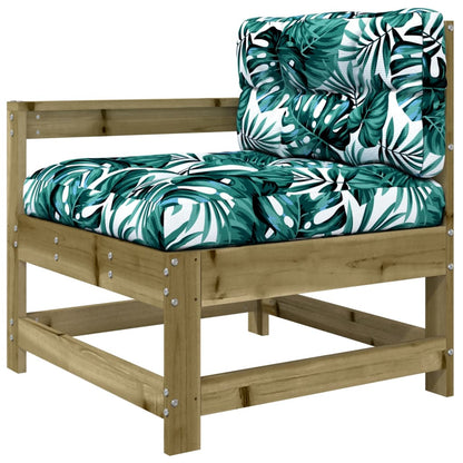3 Piece Garden Lounge Set with Cushions Impregnated Wood Pine - OLBRIT