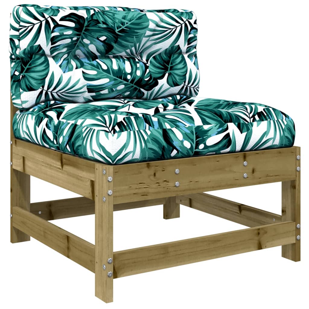 3 Piece Garden Lounge Set with Cushions Impregnated Wood Pine - OLBRIT
