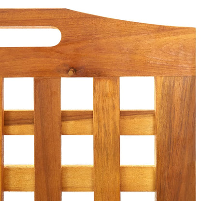 4-Panel Room Divider 161x2x170 cm Solid Acacia Wood - OLBRIT