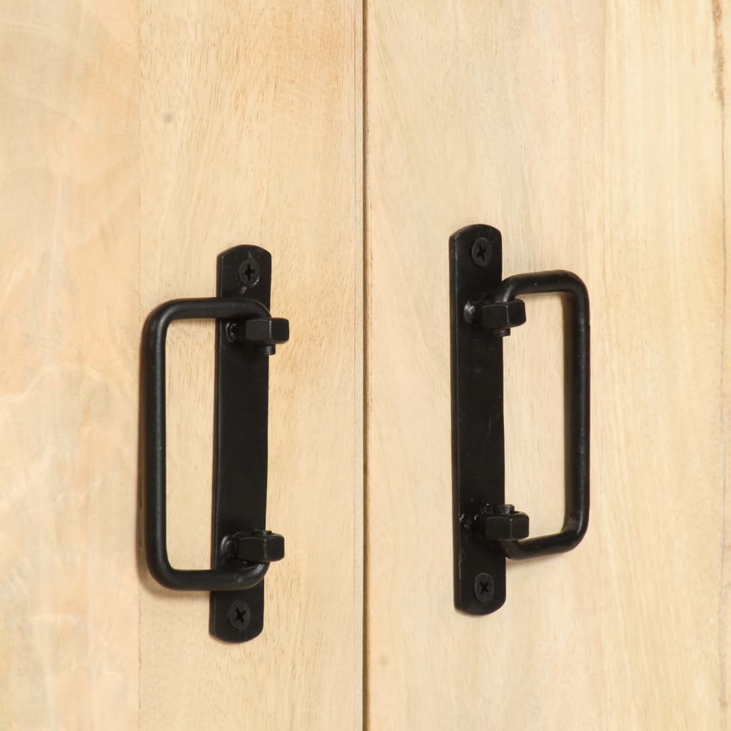 4-Tier Bookcase 124x30x180 cm Solid Mango Wood - OLBRIT