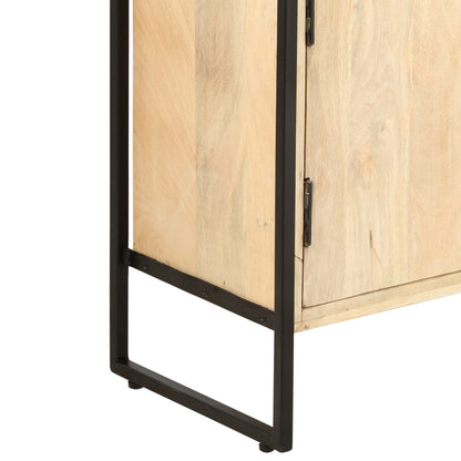 4-Tier Bookcase 124x30x180 cm Solid Mango Wood - OLBRIT