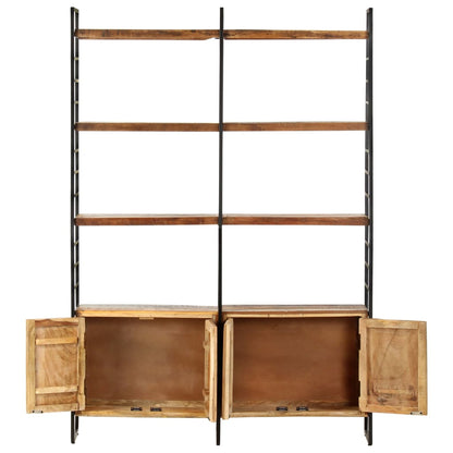 4-Tier Bookcase 124x30x180 cm Solid Reclaimed Wood - OLBRIT