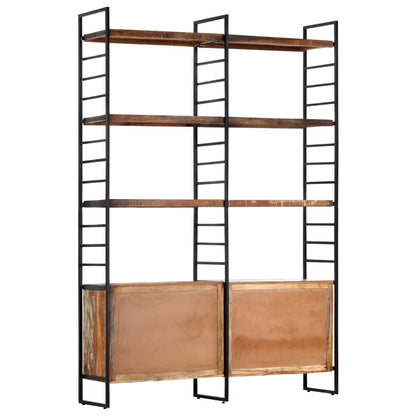 4-Tier Bookcase 124x30x180 cm Solid Reclaimed Wood - OLBRIT
