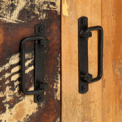 4-Tier Bookcase 124x30x180 cm Solid Reclaimed Wood - OLBRIT