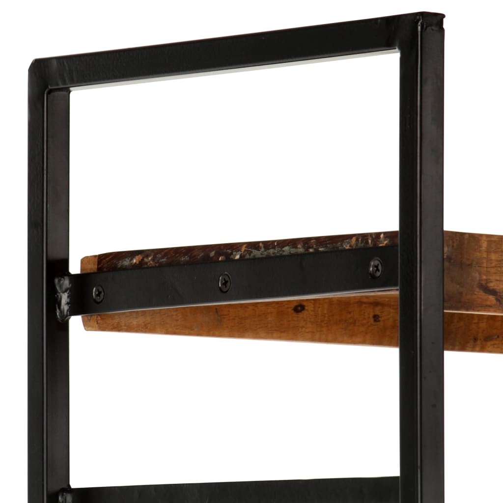 4-Tier Bookcase 124x30x180 cm Solid Reclaimed Wood - OLBRIT