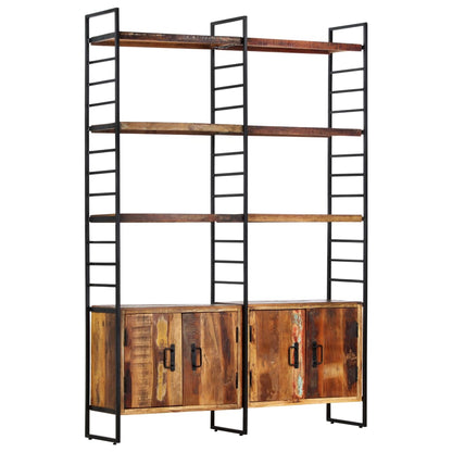 4-Tier Bookcase 124x30x180 cm Solid Reclaimed Wood - OLBRIT