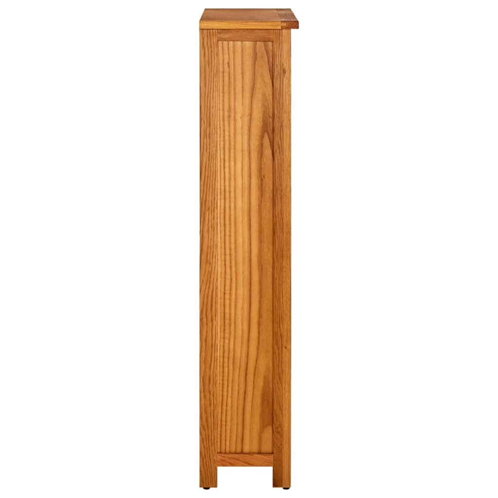 4-Tier Bookcase 70x22x110 cm Solid Oak Wood - OLBRIT