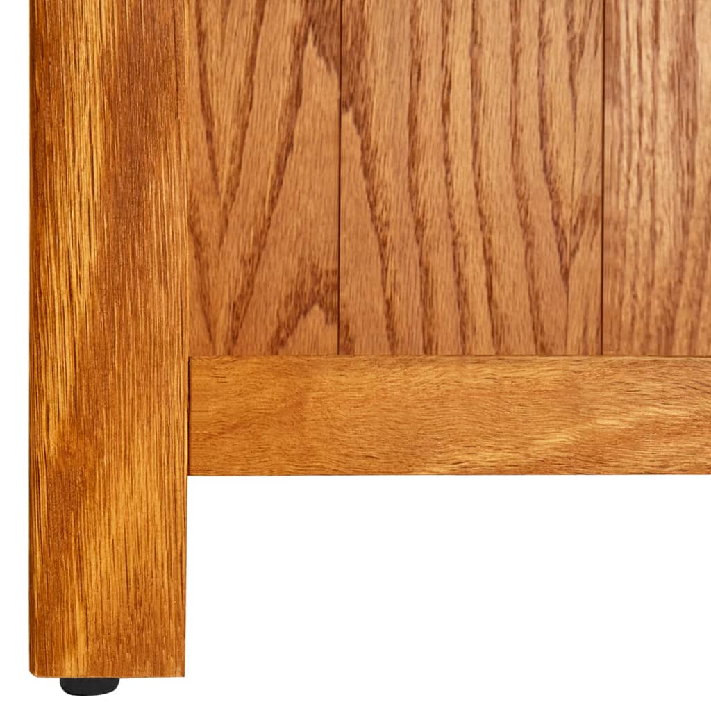 4-Tier Bookcase 70x22x110 cm Solid Oak Wood - OLBRIT