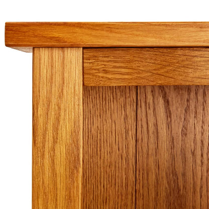 4-Tier Bookcase 70x22x110 cm Solid Oak Wood - OLBRIT