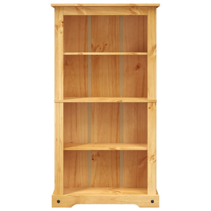 4-Tier Bookcase Mexican Pine Corona Range 81x29x150 cm - OLBRIT