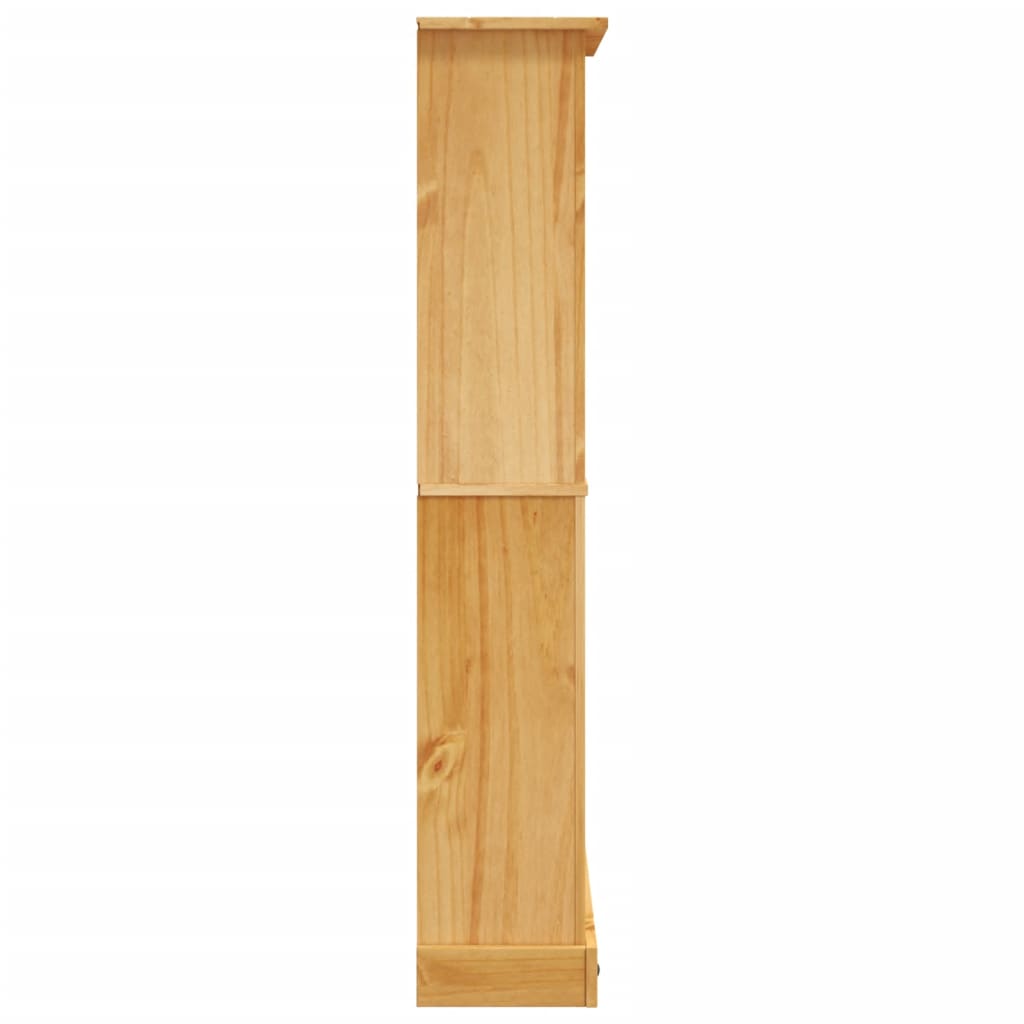 4-Tier Bookcase Mexican Pine Corona Range 81x29x150 cm - OLBRIT