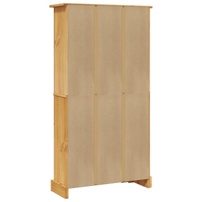 4-Tier Bookcase Mexican Pine Corona Range 81x29x150 cm - OLBRIT