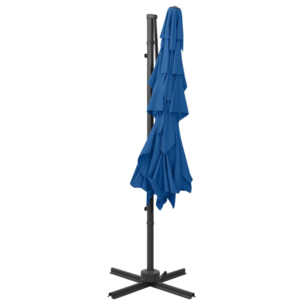4-Tier Parasol with Aluminium Pole 250x250 cm - OLBRIT
