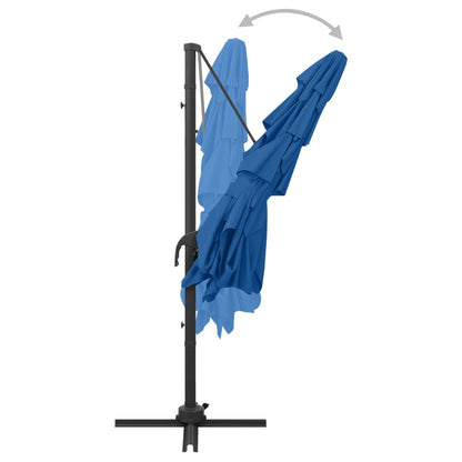4-Tier Parasol with Aluminium Pole 250x250 cm - OLBRIT