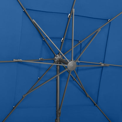4-Tier Parasol with Aluminium Pole 250x250 cm - OLBRIT