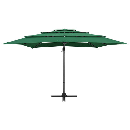 4-Tier Parasol with Aluminium Pole 250x250 cm - OLBRIT