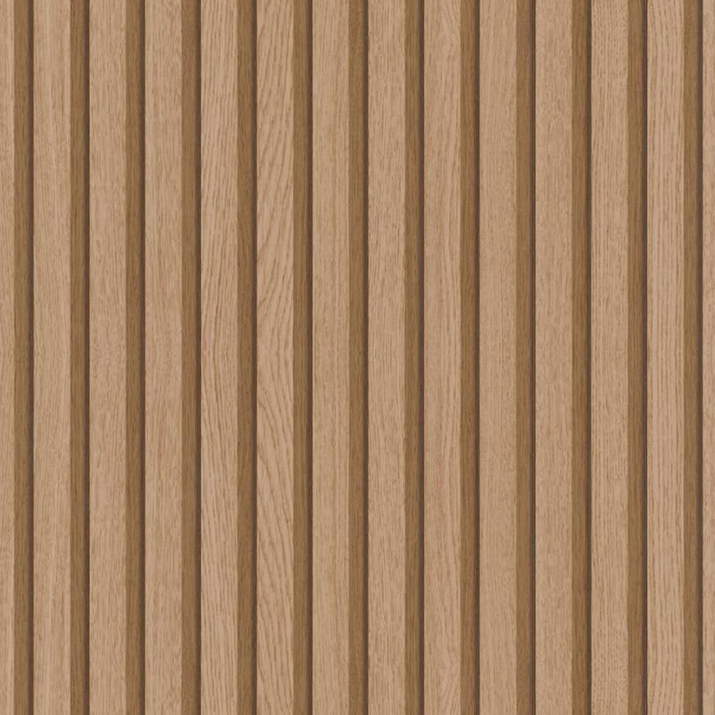 Wallpaper Botanica Wooden Slats Brown - OLBRIT