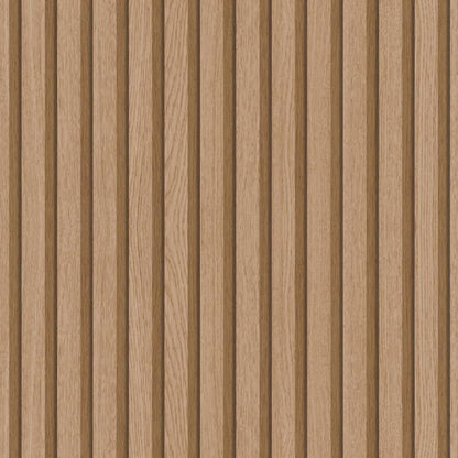 Wallpaper Botanica Wooden Slats Brown - OLBRIT