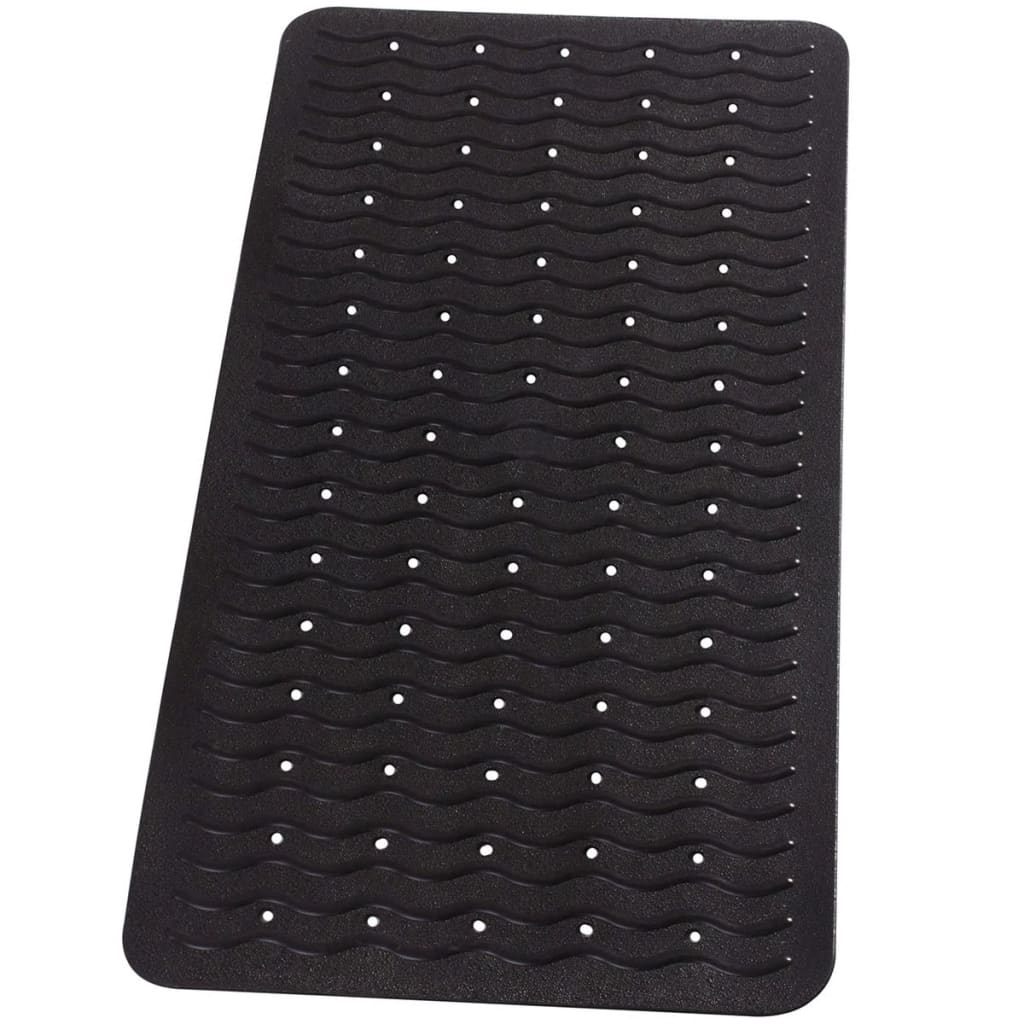 Non-Slip Bath Mat Playa 80x38 cm Black - OLBRIT