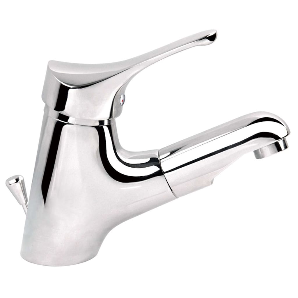 Basin Mixer with Pull-Out Spray ATTICA Chrome - OLBRIT