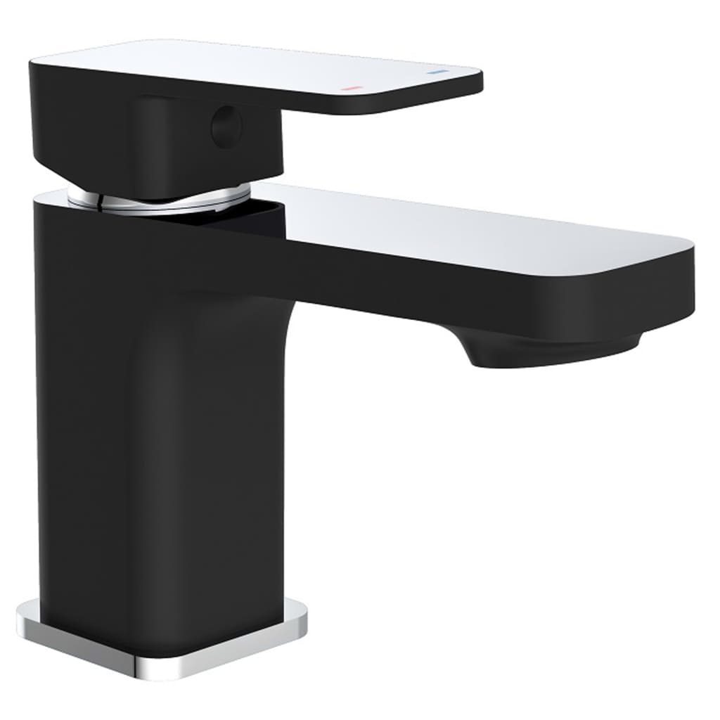 Basin Mixer MADASGASKAR Chrome and Matt Black - OLBRIT