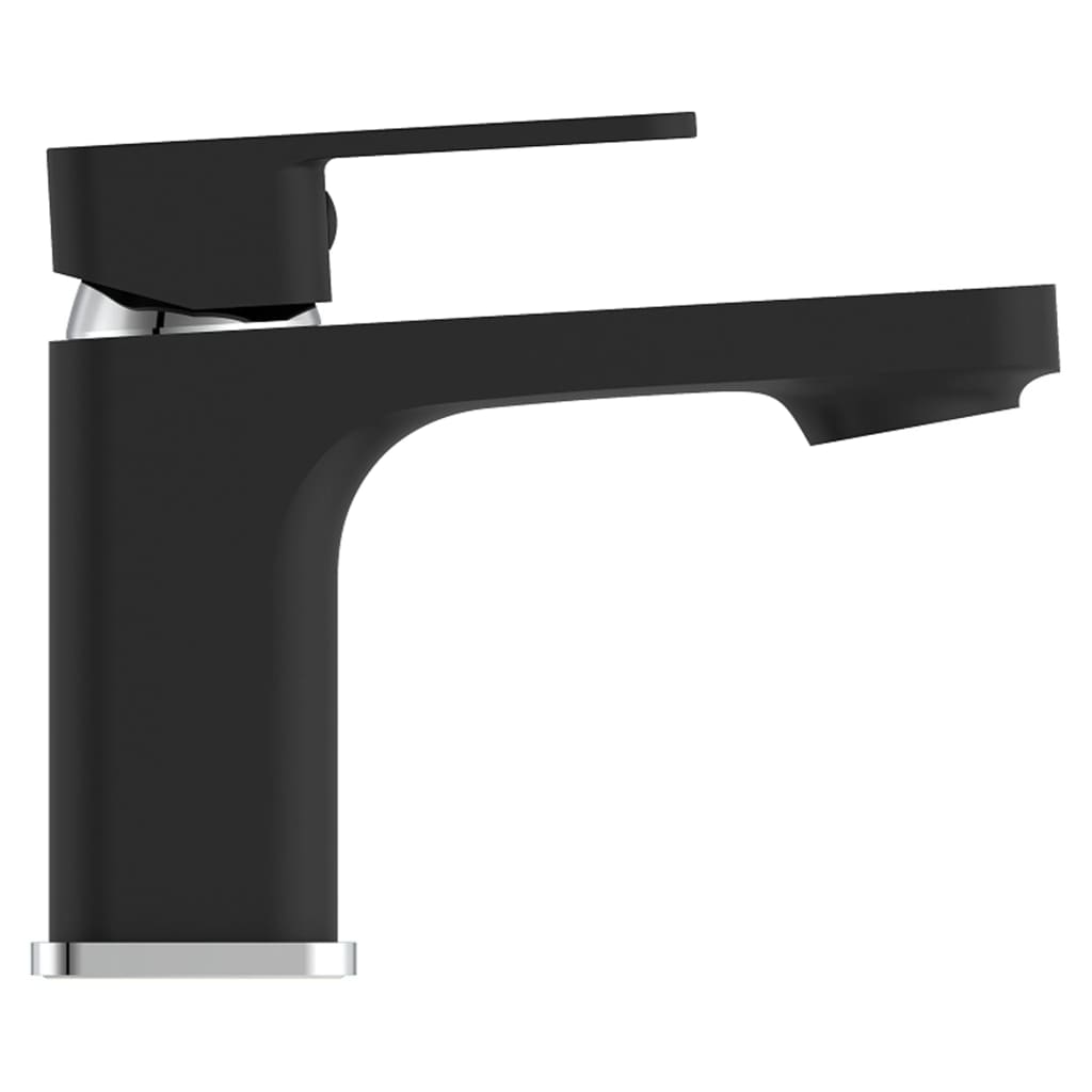 Basin Mixer MADASGASKAR Chrome and Matt Black - OLBRIT