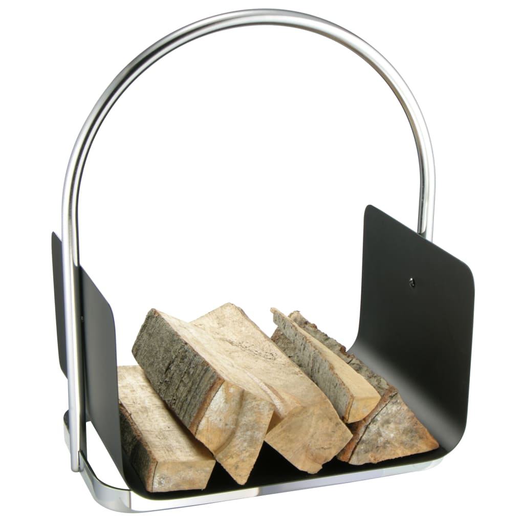 Firewood Holder Silver 40.5x30x47 cm - OLBRIT