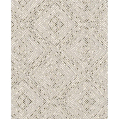 Wallpaper Tone On Tone Diamonds Metallic Beige - OLBRIT