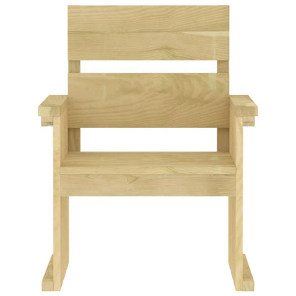 4 Piece Garden Dining Set Impregnated Pinewood - OLBRIT