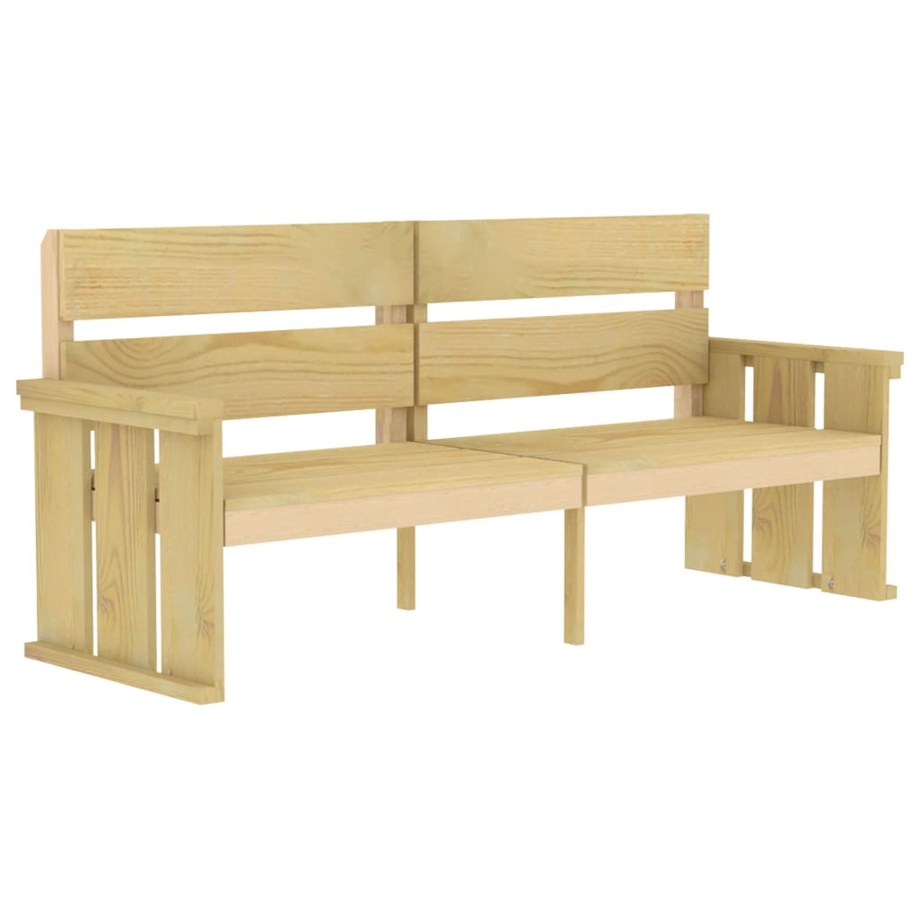 4 Piece Garden Dining Set Impregnated Pinewood - OLBRIT