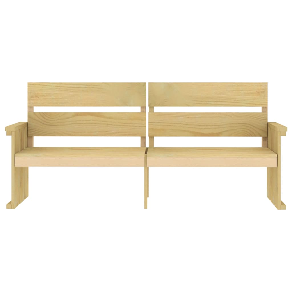 4 Piece Garden Dining Set Impregnated Pinewood - OLBRIT