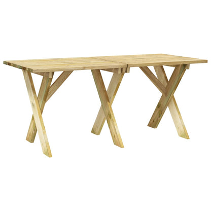 4 Piece Garden Dining Set Impregnated Pinewood - OLBRIT