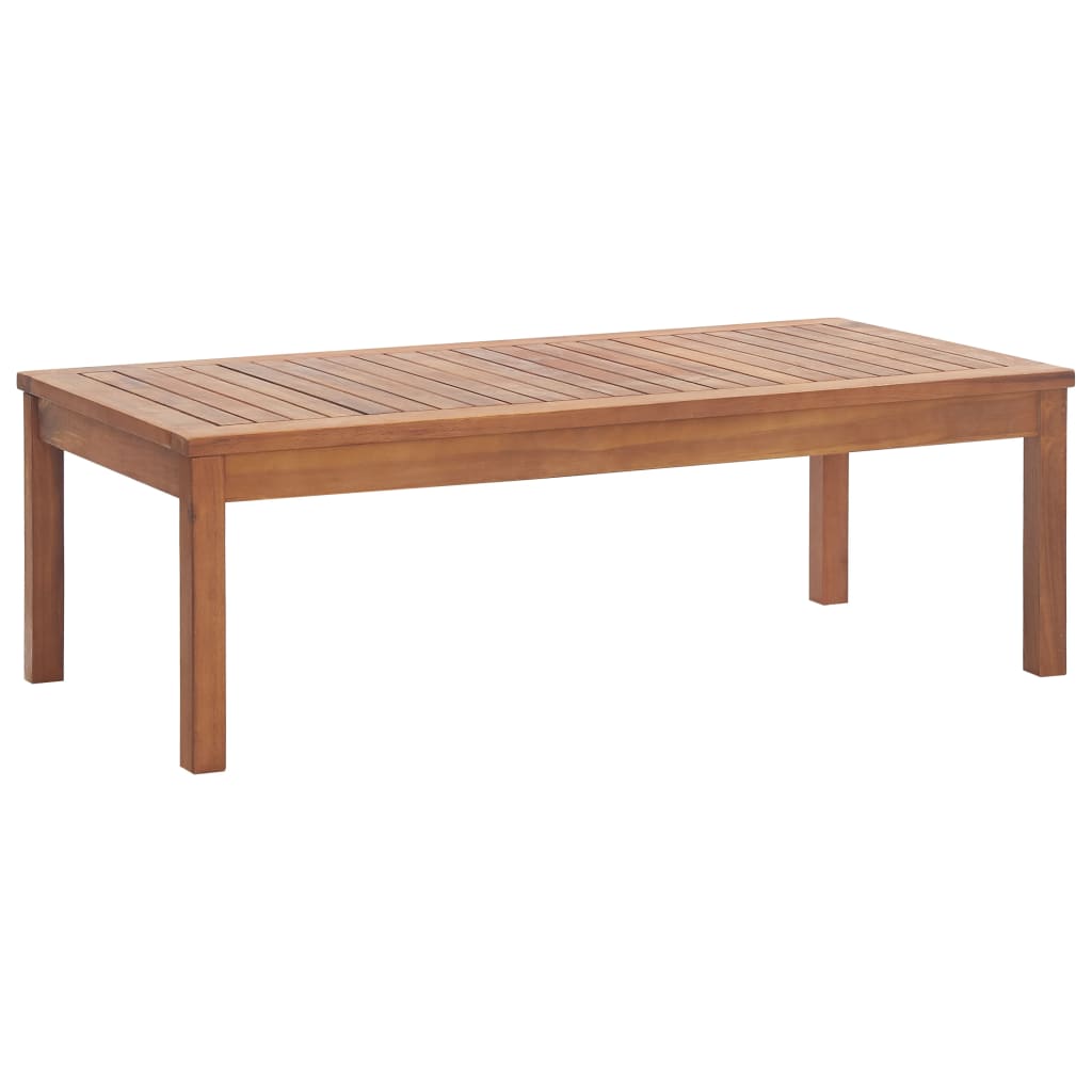4 Piece Garden Lounge Set with Cushions Solid Wood Acacia - OLBRIT