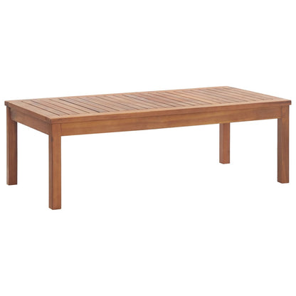 4 Piece Garden Lounge Set with Cushions Solid Wood Acacia - OLBRIT