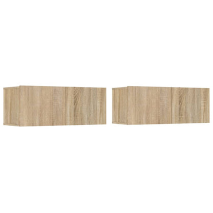 4 Piece TV Cabinet Set Sonoma Oak - OLBRIT