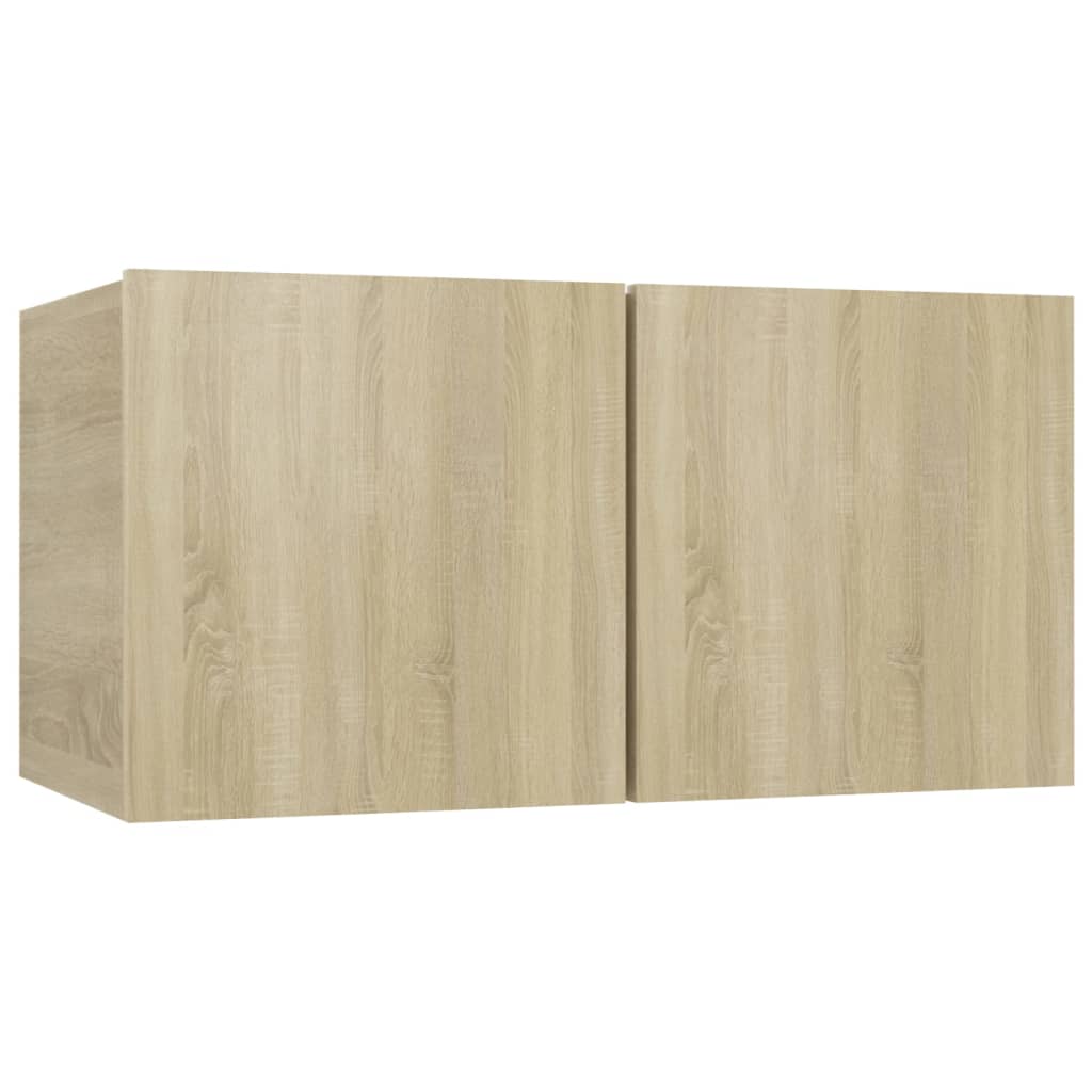 4 Piece TV Cabinet Set Sonoma Oak - OLBRIT