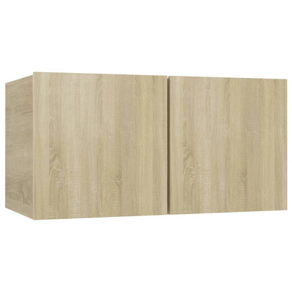 4 Piece TV Cabinet Set Sonoma Oak - OLBRIT
