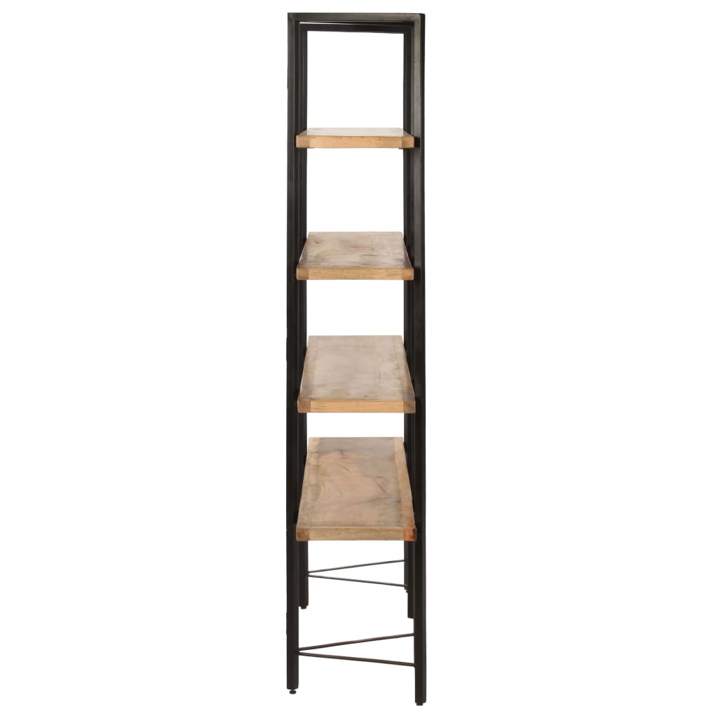 4 Tier Bookcase 160x35x160 cm Solid Mango Wood - OLBRIT
