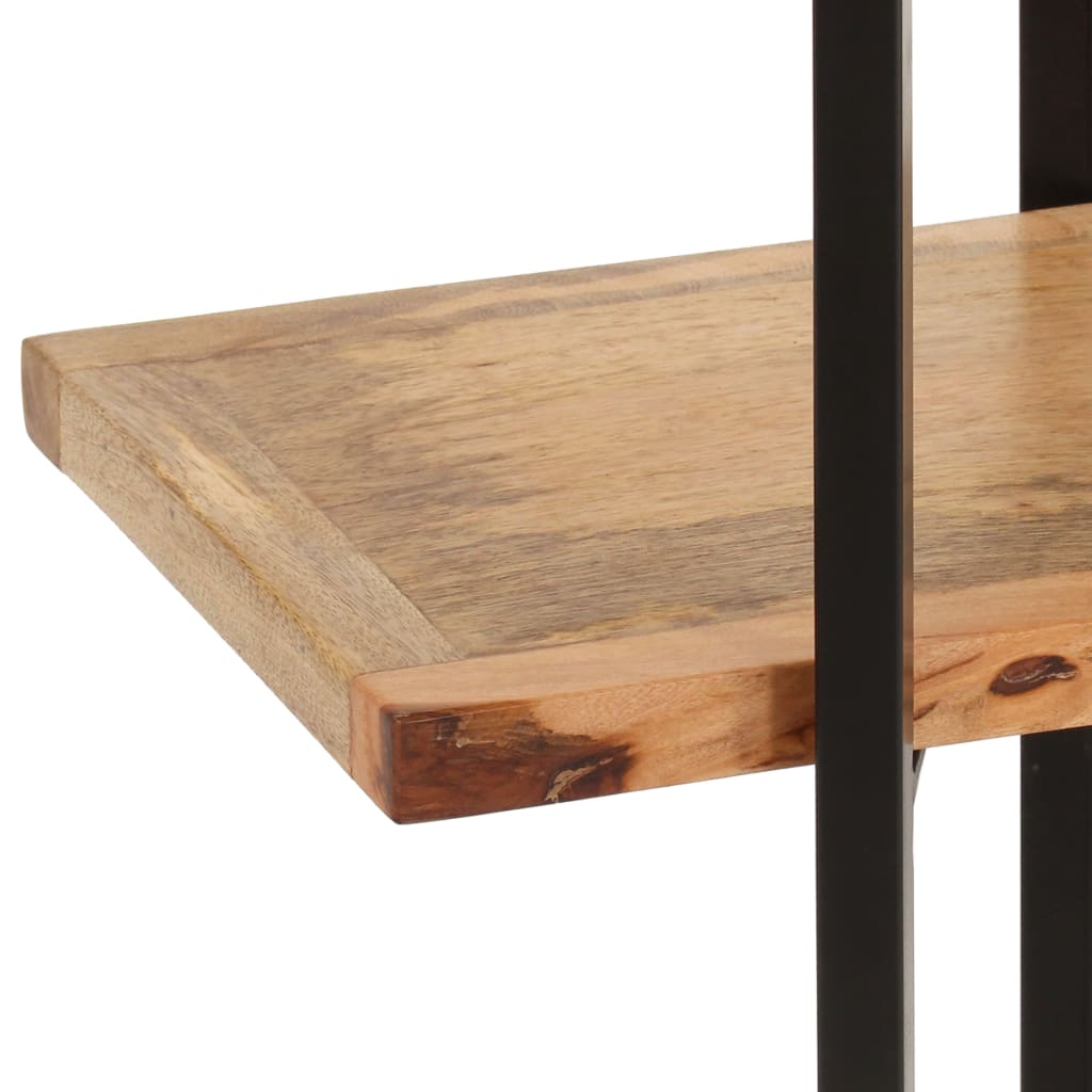 4 Tier Bookcase 160x35x160 cm Solid Mango Wood - OLBRIT