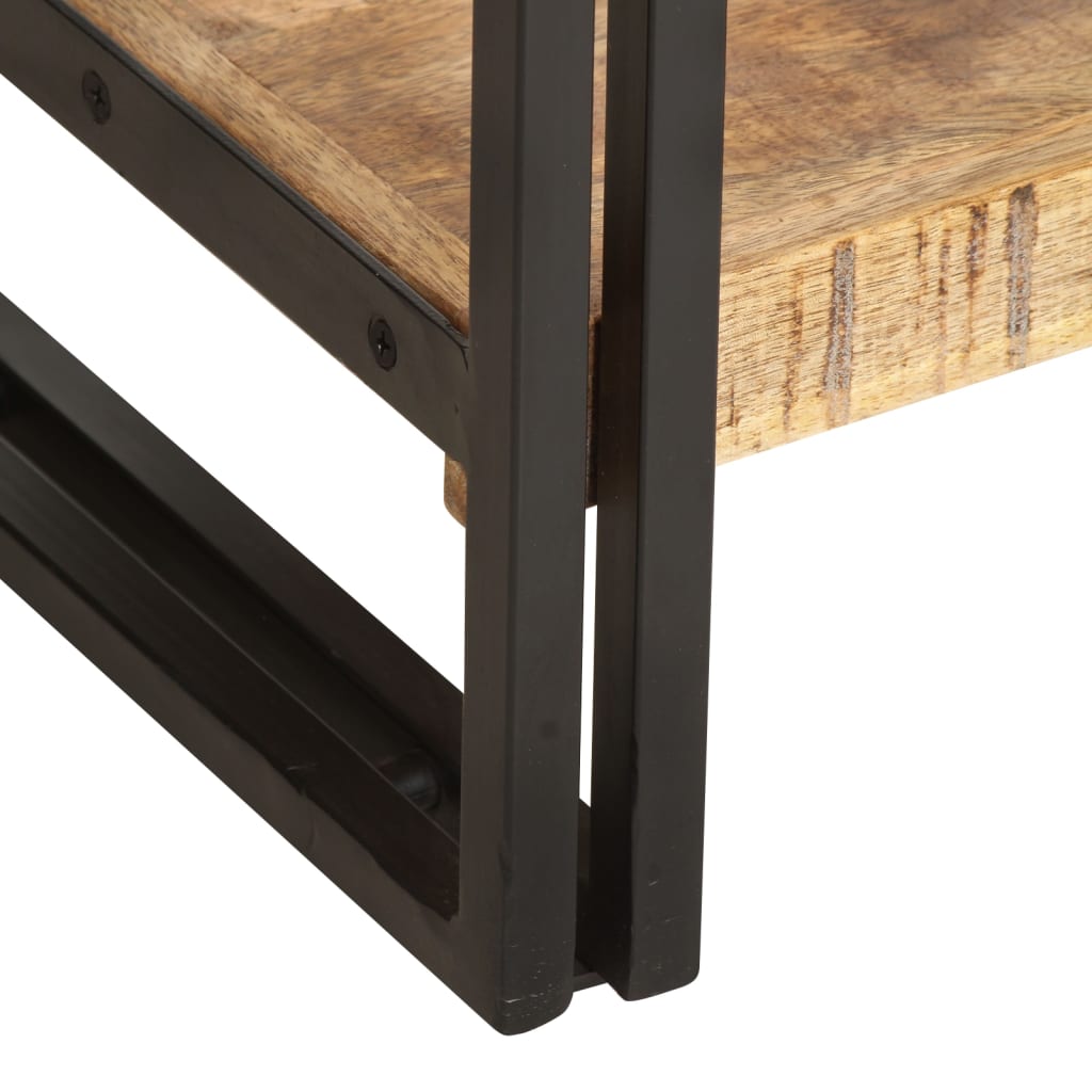 5-Tier Bookcase 39x30x180 cm Solid Mango Wood - OLBRIT