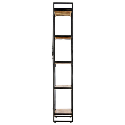 5-Tier Bookcase 60x30x180 cm Solid Mango Wood - OLBRIT