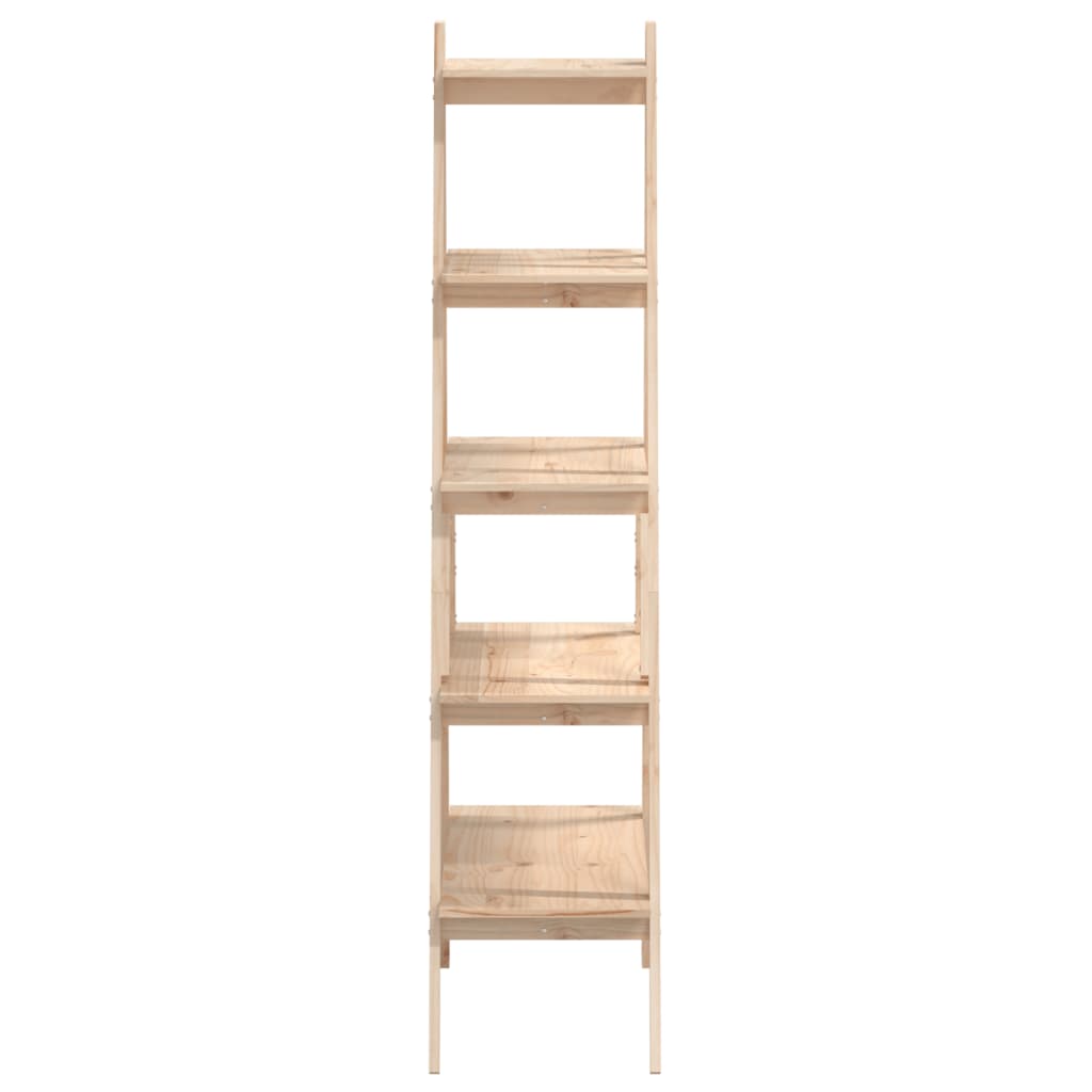 5-Tier Shelf A-shape 110x40x180.5 cm Solid Wood Pine - OLBRIT