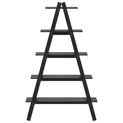 5-Tier Shelf A-shape 110x40x180.5 cm Solid Wood Pine - OLBRIT