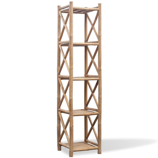 5-Tier Square Bamboo Shelf - OLBRIT